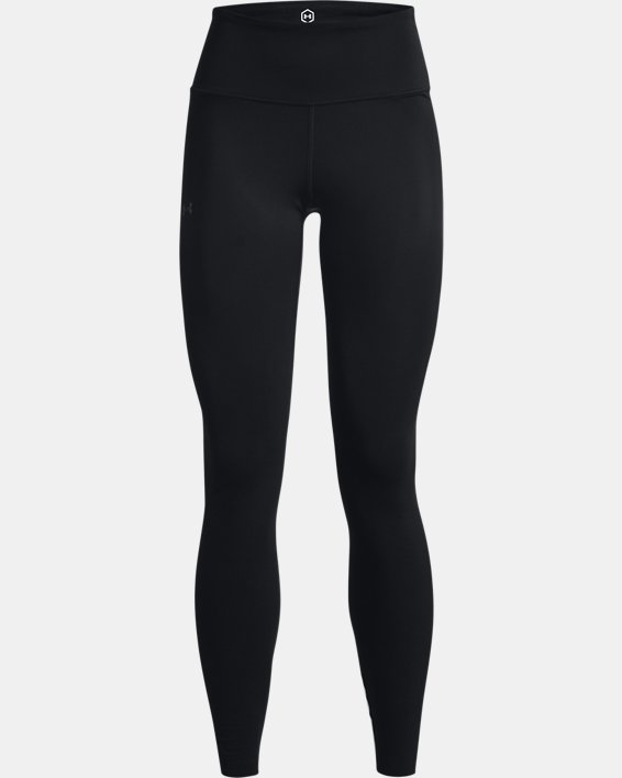 Women's UA RUSH™ HeatGear® No-Slip Waistband Custom Length Leggings, Black, pdpMainDesktop image number 8